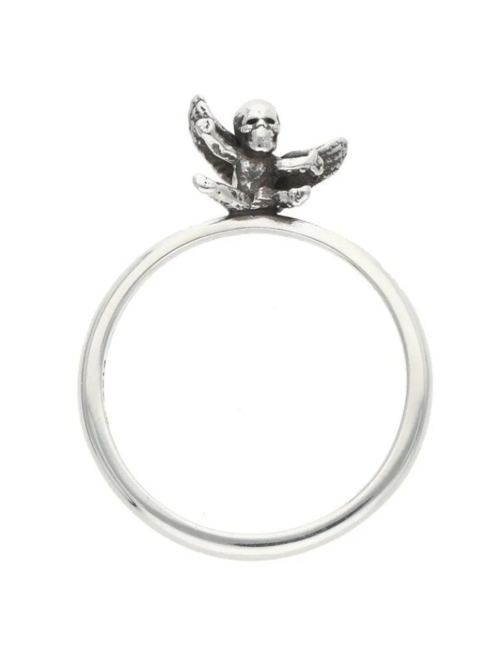Chrome Hearts Bubblgm Foti Mithraren Silver Ring